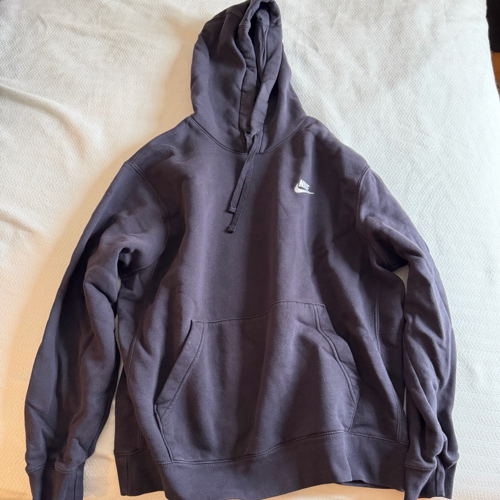 Nike Men's Dark Purple Hoodie
